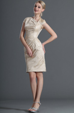 Cap Sleeves Cocktail Dress Day Dress