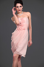 Nuevo Fabuloso Rosado Vestido de Dama de Honor