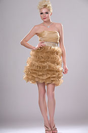 New Style Adoral Strapless Party Dress with Multiple Layers New Style Adoral Strapless Party Dress with Multiple Layers