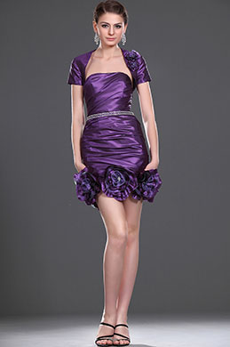 Neue Artikel Attraktiv Traegerlos Cocktail Kleid mit Bolero Neue Artikel Attraktiv Traegerlos Cocktail Kleid mit Bolero