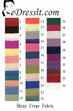 Shiny Crepe Chiffon Tissu