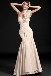 A  La Mode Bretelle Seule Robe de Soirée/Robe de Gala