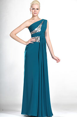Gorgeous One Shoulder Evening Dress