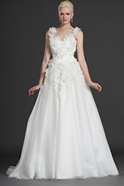 Magnifique Deux Bretelles Robe de Mariée