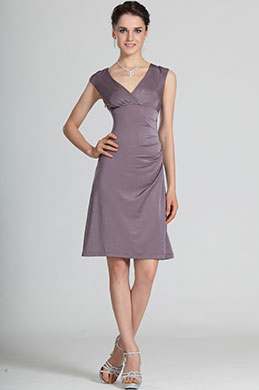 V-Cut Party Dress Day Dress