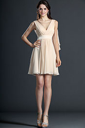 Sexy Straps V-cut Cocktail Dress