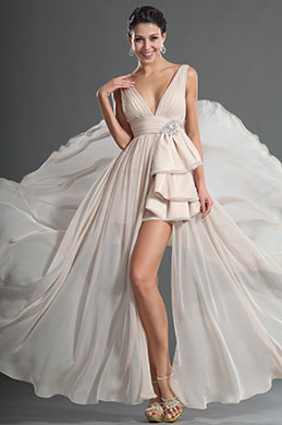 Gorgeous Plunging V Col Robe de Soiree Gorgeous Plunging V Col Robe de Soiree