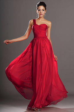 Nouveautés Charmante Bretelle Seule Robe de Soirée