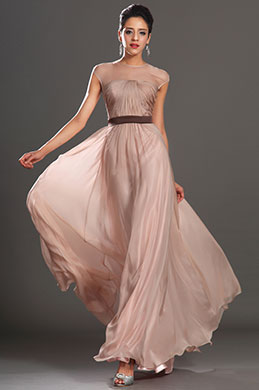 Nouveautés Agréable Sans Manches Robe de Soirée