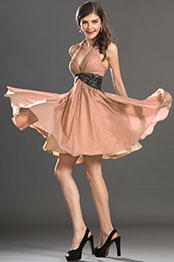 New Halter Deep V cut Cocktail Dress Party Dress New Halter Deep V cut Cocktail Dress Party Dress