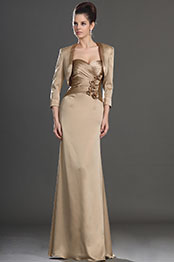 Sexy Strapless Skirt with Jacket Mother of the Bride Dress