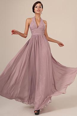 Nouveauté Elegante Halter Robe de Soirée