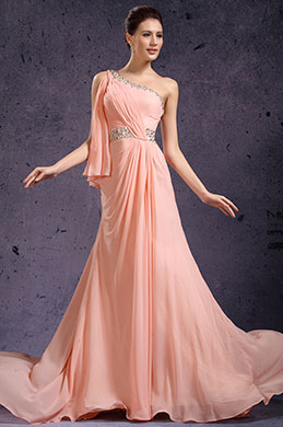 Nouveautés Charmante Une Bretelle Robe de Soirée