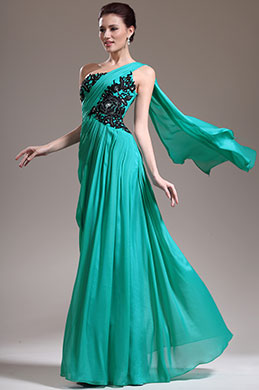 2013 Neu Elegant One Diagonale Schulter Abendkleid