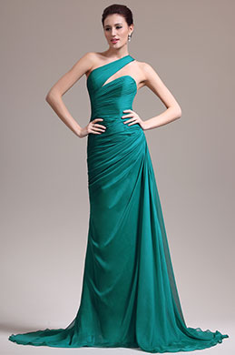 Stillvoll Ein Schulter Abendkleid