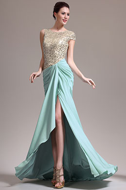 Nouveautés Elégante Sequins Sans Manchese Robe de Soirée Nouveautés Elégante Sequins Sans Manchese Robe de Soirée