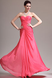 Nouveauté Gorgeous Plissé Sweetheart Décolleté Robe de Soirée