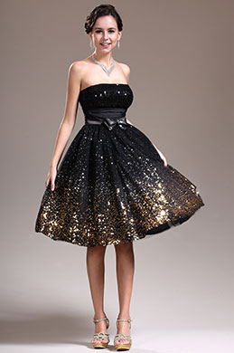 новое чёрное коктейльное платье Без Рукава