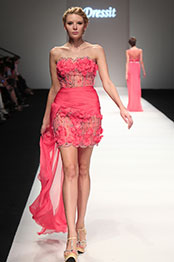 2013 S/S Fashion Show Strapless Cocktail Dress Party Dress