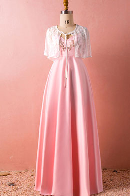 Two Pieces Women Dress Plus Size Dress Evening Dress