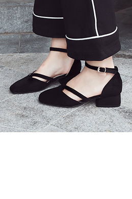 Simple Suede Toe Closed Pointed Flat Shoes