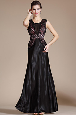 Black Lace A-line Evening Dress/Mother of the Bride Dress Black Lace A-line Evening Dress/Mother of the Bride Dress