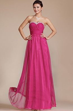 Charming Hot Pink Sweetheart Evening Dress/Bridesmaid Dress Charming Hot Pink Sweetheart Evening Dress/Bridesmaid Dress
