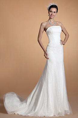 2014 Nouveauté Sans Bretelle Sequins Sirène Robe de Mariée 2014 Nouveauté Sans Bretelle Sequins Sirène Robe de Mariée