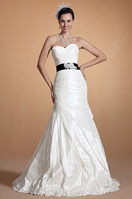 2014 Новое Роскошное Свадебное Платье Облегающий Лиф