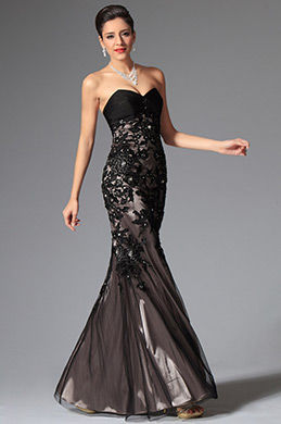 Black Lace Stylish Sweetheart Evening Dress Prom Dress