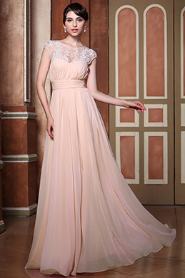 Top Blummenspitze A-Linie Neu Rosa Boot-Ausschnitt Brautjungferkleid Top Blummenspitze A-Linie Neu Rosa Boot-Ausschnitt Brautjungferkleid