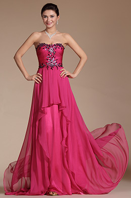 2014 Nouveauté Charmante Bustier Robe de Soirée Longue