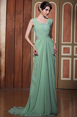 Robe de Soirée/Robe de Bal Verte d’Eau Sexy Dos Nu Robe de Soirée/Robe de Bal Verte d’Eau Sexy Dos Nu