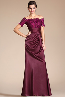 Stylish Short Sleeves Beadings Mother of the Bride Dress