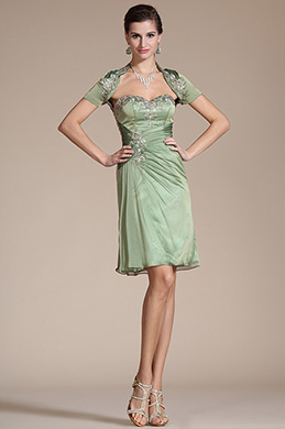 Two Pieces Sweetheart Lace Decoration Mother of the Bride Dress