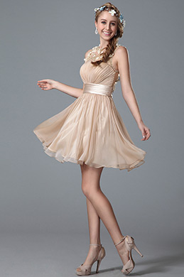 Flattering Sleeveless Party Dress Homecoming Dress