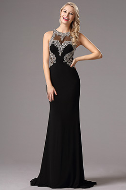 Gorgeous Black Formal Dress with Beaded Details