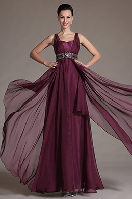 Stylish Beadings Evening Gown