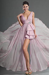 Gorgeous Plunging V-Cut Evening Dress
