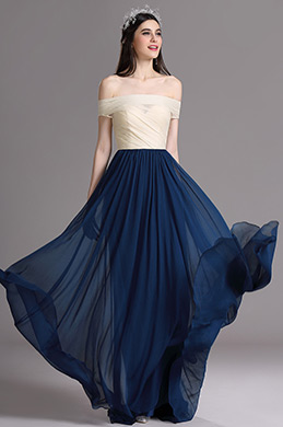 Elegant Off-shoulder Ruched Mermaid Evening Dress