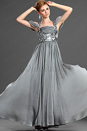 Sequin Grey Evening Dress Prom Dress