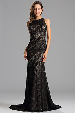 Sleeveless Long Coffee Formal Dress Evening Gown