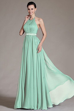 Halter Neck Mint Bridesmaid Dress Evening Dress Halter Neck Mint Bridesmaid Dress Evening Dress