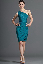 Fabulous One Shoulder Cocktail Dress Party Dress