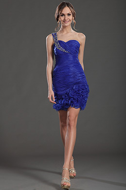 One Strap Cocktail Dress Prom