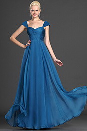 Elegant Strapless Lace Evening Dress