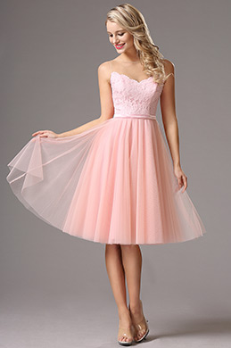 Sleeveless Sweetheart Neck Pink Cocktail Dress Party Dress Sleeveless Sweetheart Neck Pink Cocktail Dress Party Dress