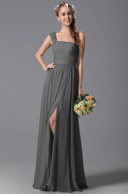 Robe de soirée pour mariage longue une bretelle