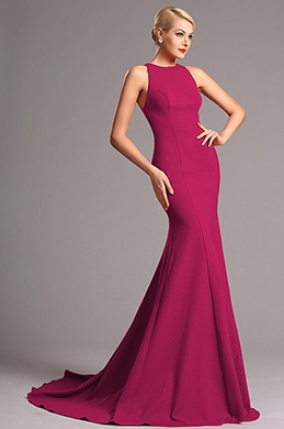 Rot Ärmellos Abendkleid Formal Ballkleid