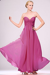 Hot Pink Evening Dress